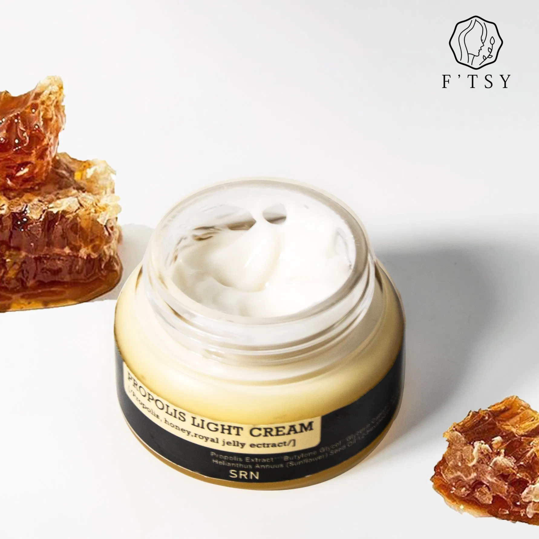 Private Label Natural Nourishing Light Honey Propolis Enrich Facial Cream