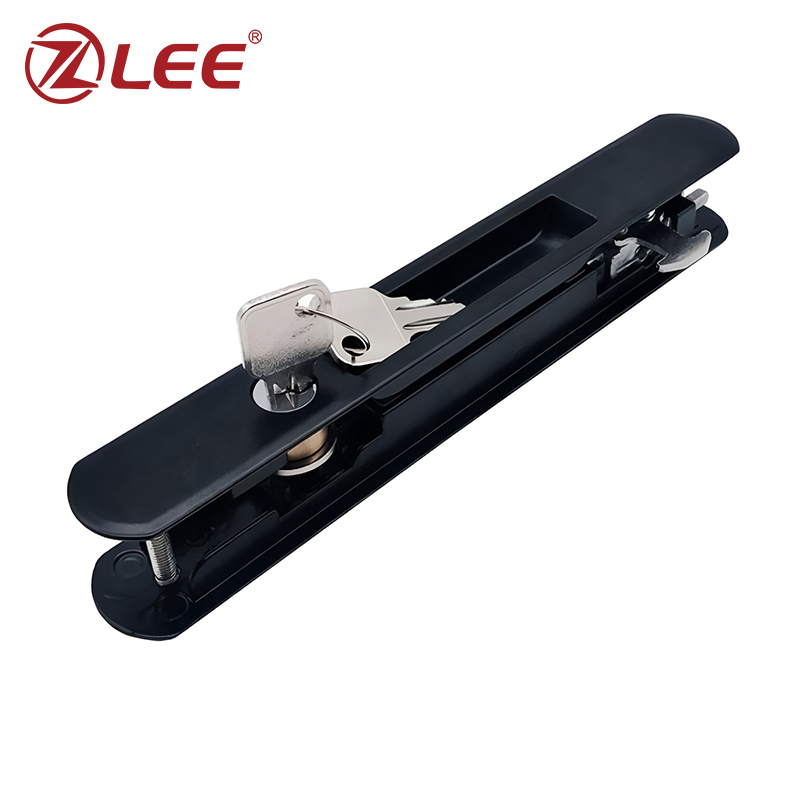 Aluminum-Zinc Double-Sided Sliding Lock with Key for Doors & Windows