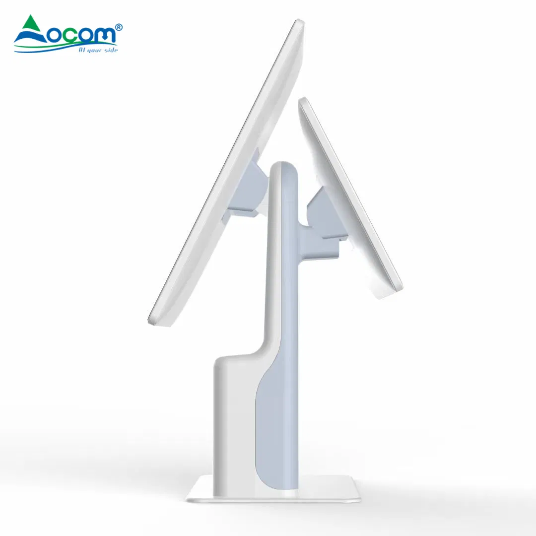POS-1508 Ocom 15.8inch IPS Screen Self-Service Kiosk Point of Sale POS Machine with Vice Screen