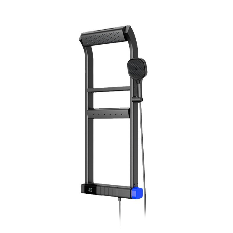 Factory Direct Price Kaiping Black Matte Shuikou Electric Digital Faucet Shower Panel