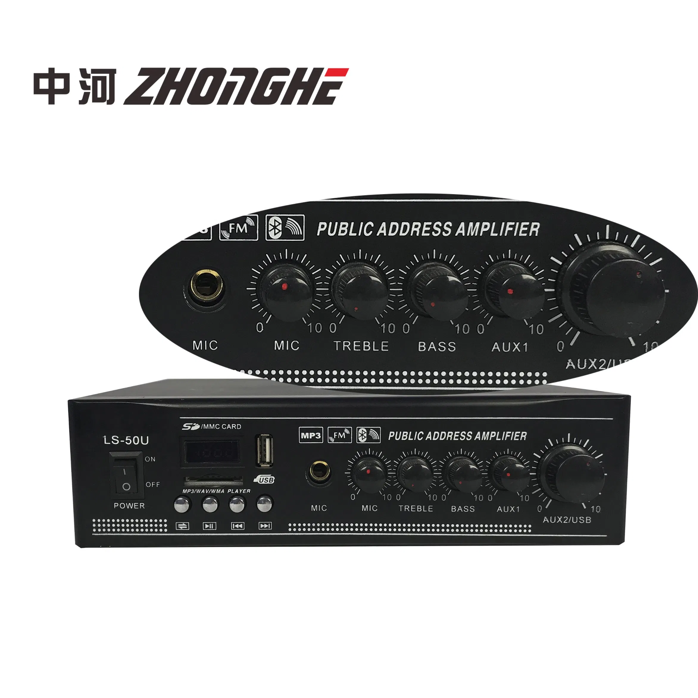 Class Ab Portable PA System Mini Small Amplifier