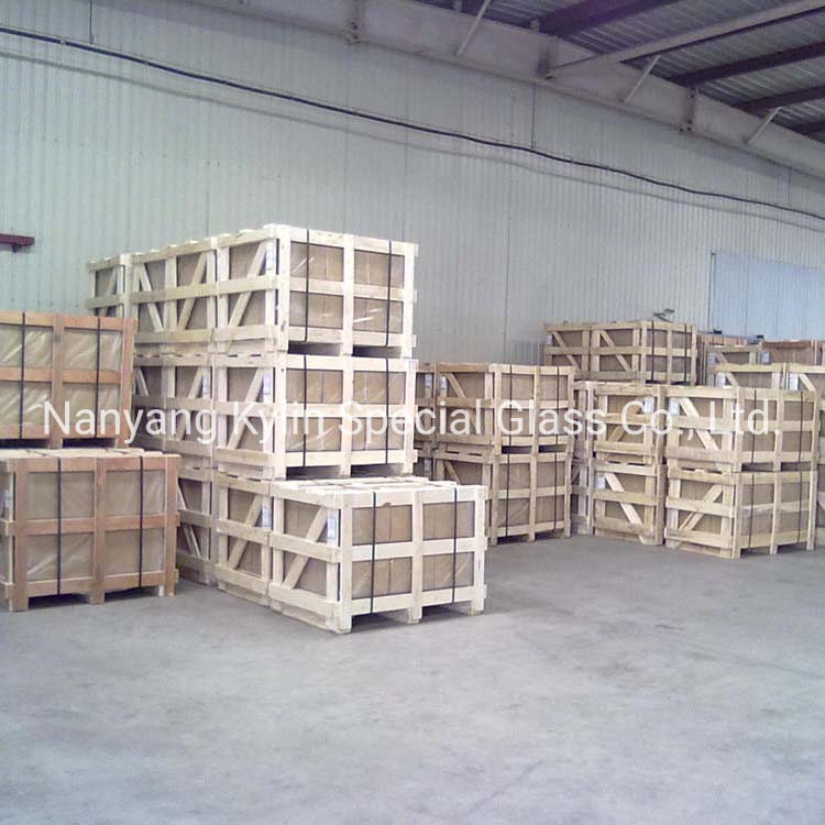 Good Thermal Stability Borosilicate Glass Sheet Fireplace Glass Door