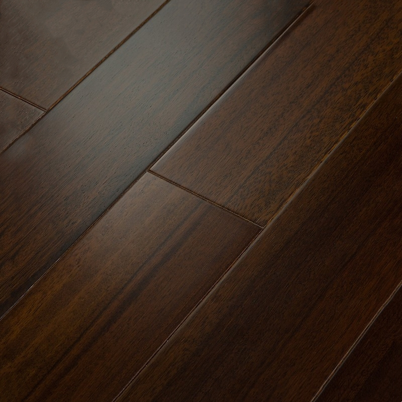 Bedroom Environmental Protection Red Sandalwood Log Pure Solid Wood Floor 0748