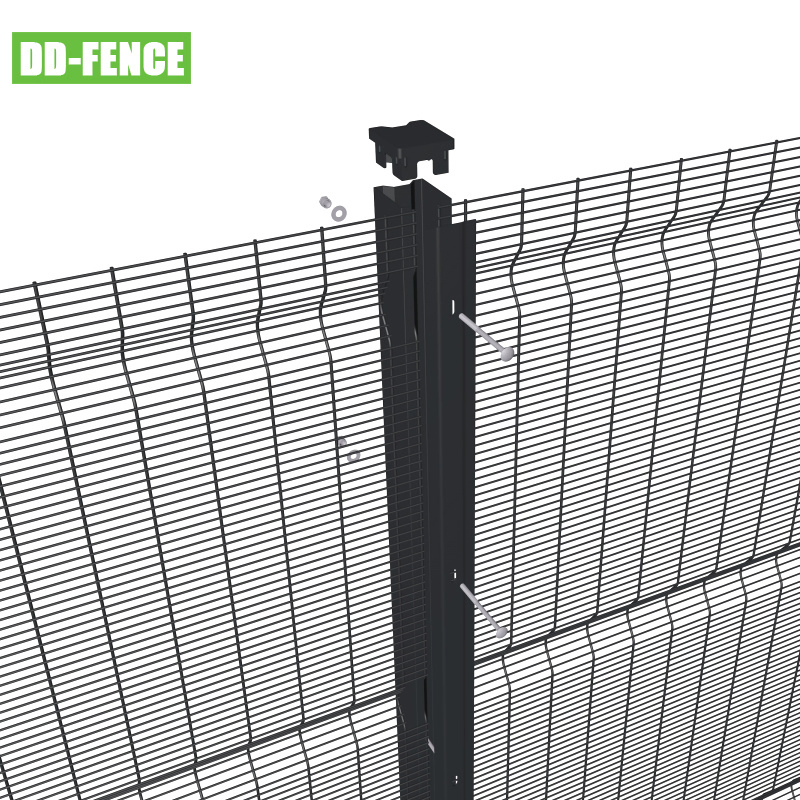ISO 9001 Certified High Security Anti Climb 358 Fence for Airport Boundary Railway Power Station