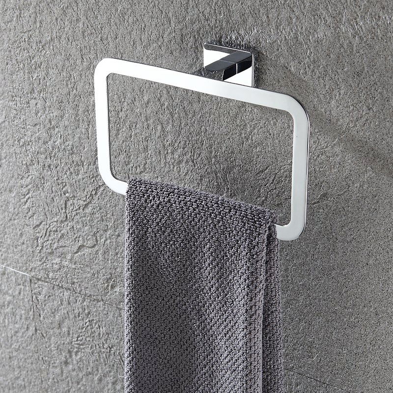 Wall-Mounted Kitchen Magnetic Roll Hanging Ring for Towel Storage Tissue Hook