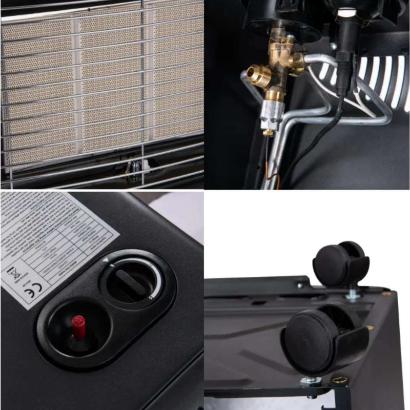 Electric Integrated Mobile Household Freestanding Gas Heater (GAHT4200)