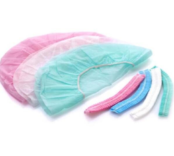 Food Processing Disposable Mob Caps Clipped Hair Head Cover Net Medical Disposable Head Covers Work Cap