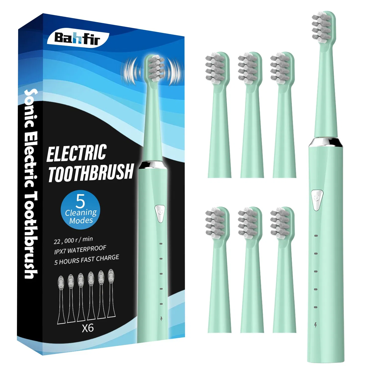 Oral Soft-Bristled Replacement Electric Toothbrush Heads Electric Toothbrush for Adult