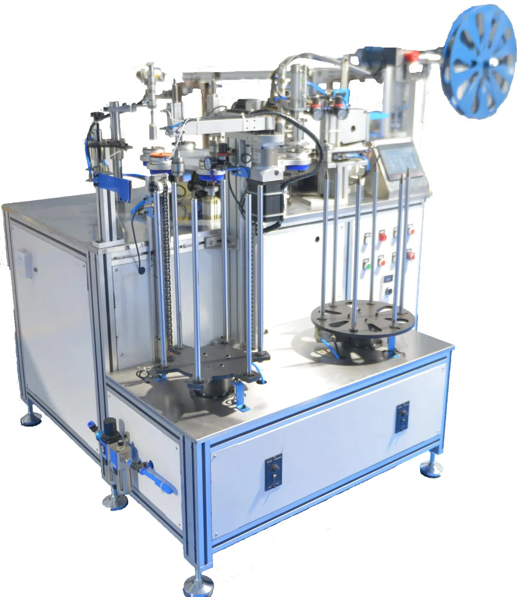 Fully Automatic Single-Arm Machine for Manufacturing Flap Disc