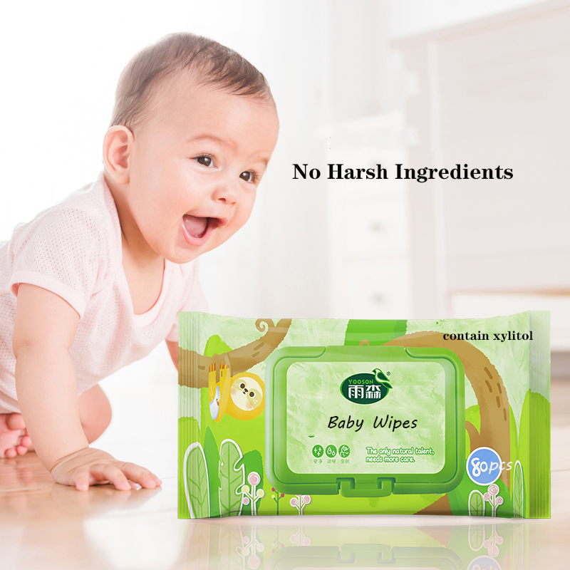 Factory Personalized Custom Sensitive Newborn Disposable Wet Wipes for Baby