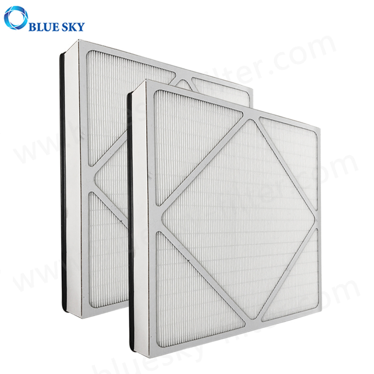 Customized 18inch China Supplier Air Purifier Paper Frame Mini Pleated Replacement H14 True HEPA Filters