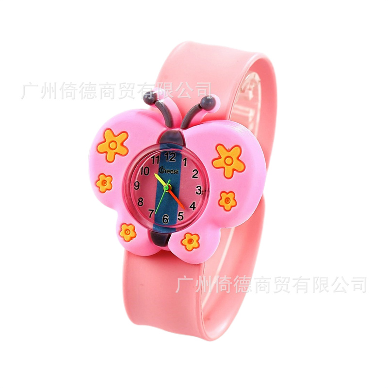 Customize Wholesale Fashion Silicone Bracelet Cartoon Mechanical Clock Watch