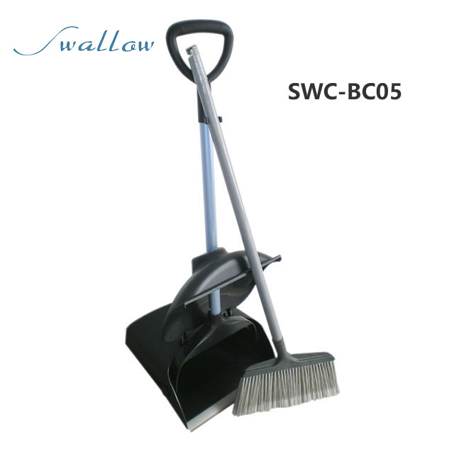 Broom and Dustpan Set Standing Upright Sweep Set for Home Office Commercial Hardwood Floor Use out Door Garden Lobby Dustpans