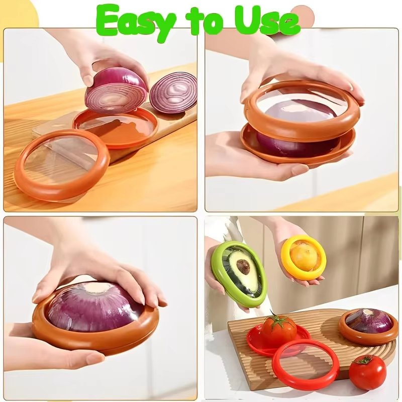 Sustainable Silicone Food Storage Container for Fresh Produce