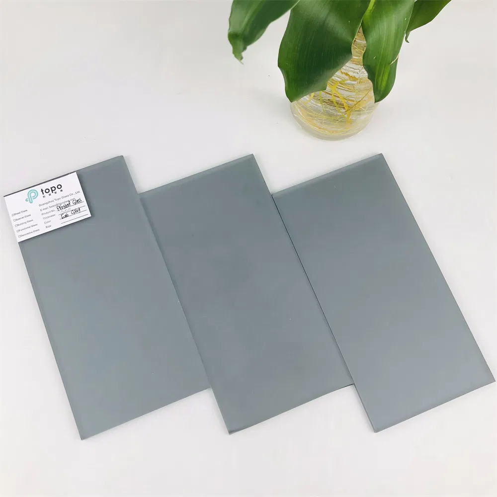 4mm 5mm 6mm 8mm 10mm 12mm Euro Gray Acid Etching Frosted Glass (FG-TP)