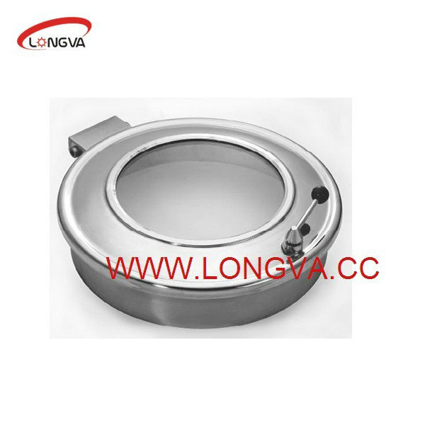 Longva Stainless Steel Manhole Cover with Sight Glass