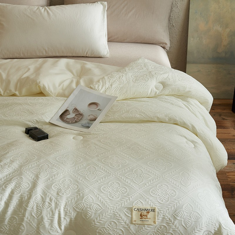 Imported Wool Quilt with Thickened and Skin Friendly Texture