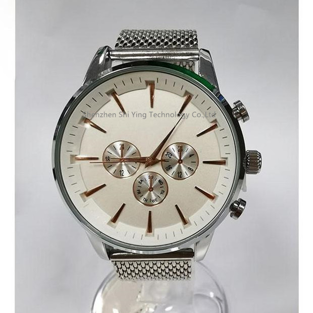 Custom Steel Mesh Band Watch for Men Women