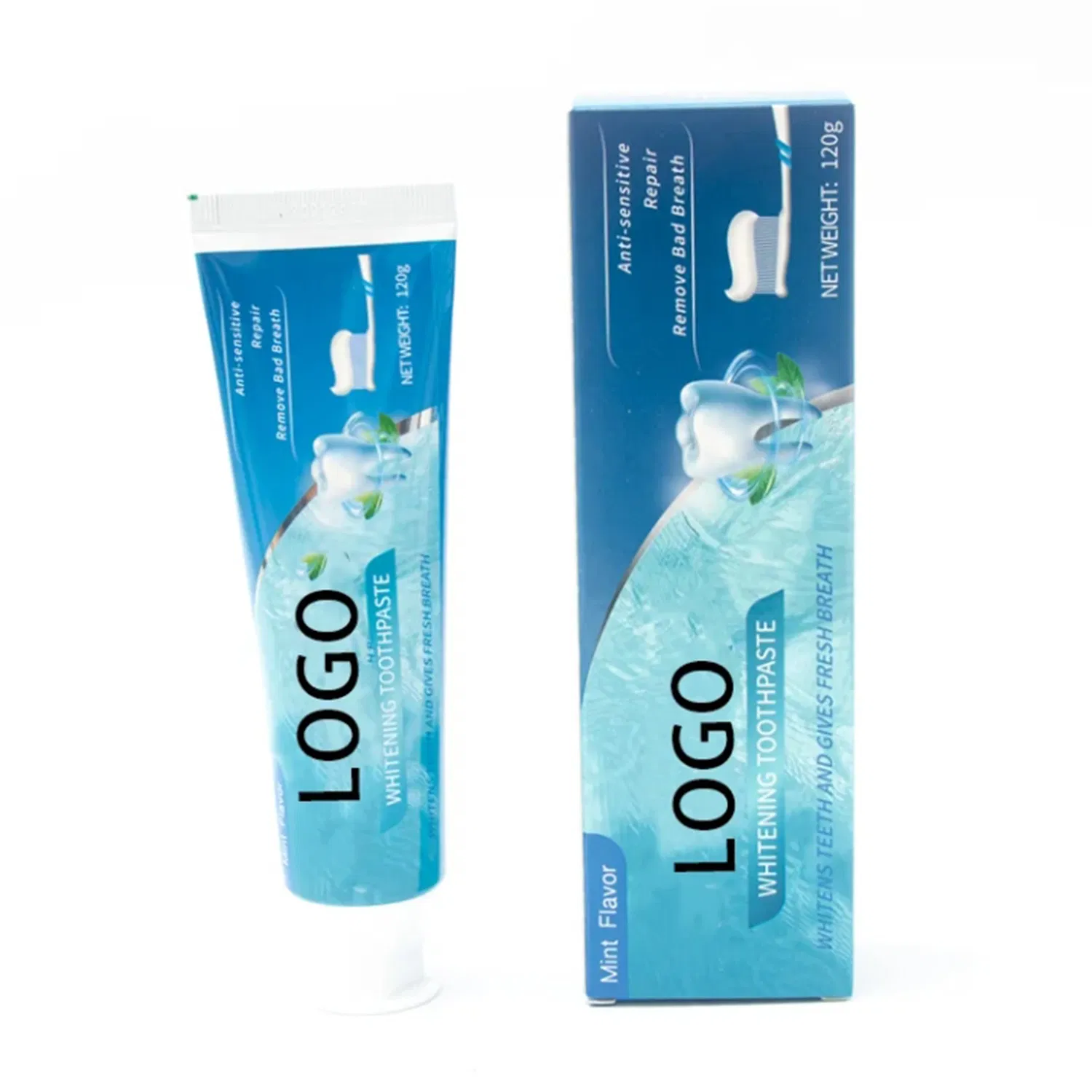 OEM Fluoride Free Gum Bleeding Anti Sensitivity Whitening Toothpaste