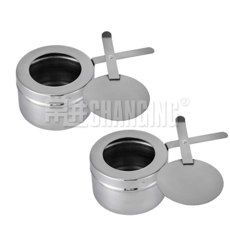 Changing Catering Cookware 4L Round Induction Chafer W/ S/S Lid & Frame Chafing Dish