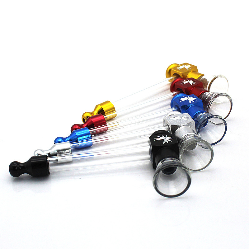 Hash Oil Pipe Glass Hand Bowl Pipe Mini Portable Easy to Carry