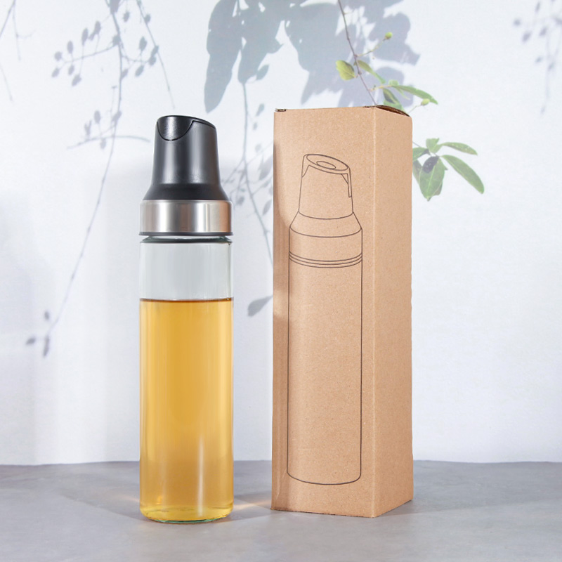 Durable 530ml Empty Glass Soy Sauce Bottle Perfect for Oils and Condiments Olive Oil and Vinegar Seasonings White Sugar for Sale
