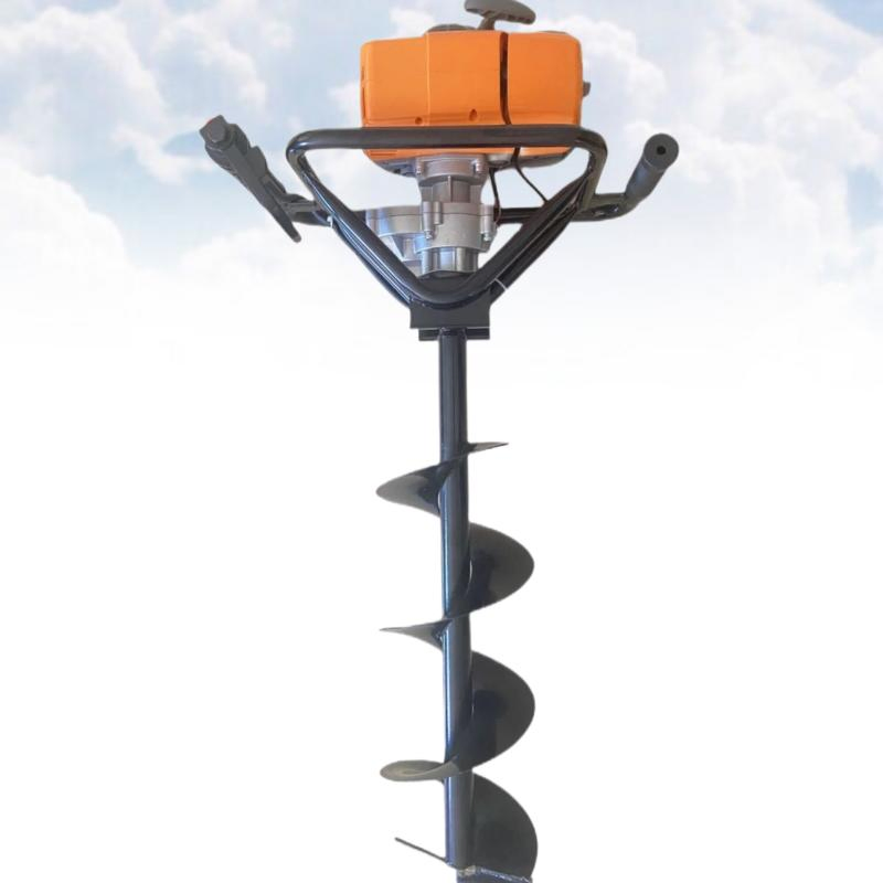 Handheld Digging Machine Hand Push Earth Auger Drill Post Hole Diggers