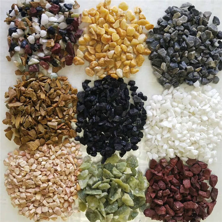 3-5mm Landscape Stone Pebble Washed Color Stone Epoxy Floor Terrazzo Factory Price