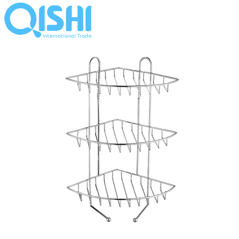 Ss Material Corner Shelf Unique Design Original Factory Wholesale Bathroom Accessories