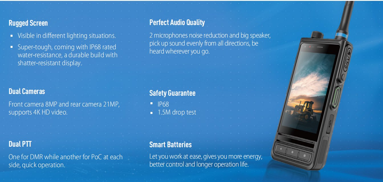 Профессиональная рация Belfone Mil-G Standard с NFC и GPS