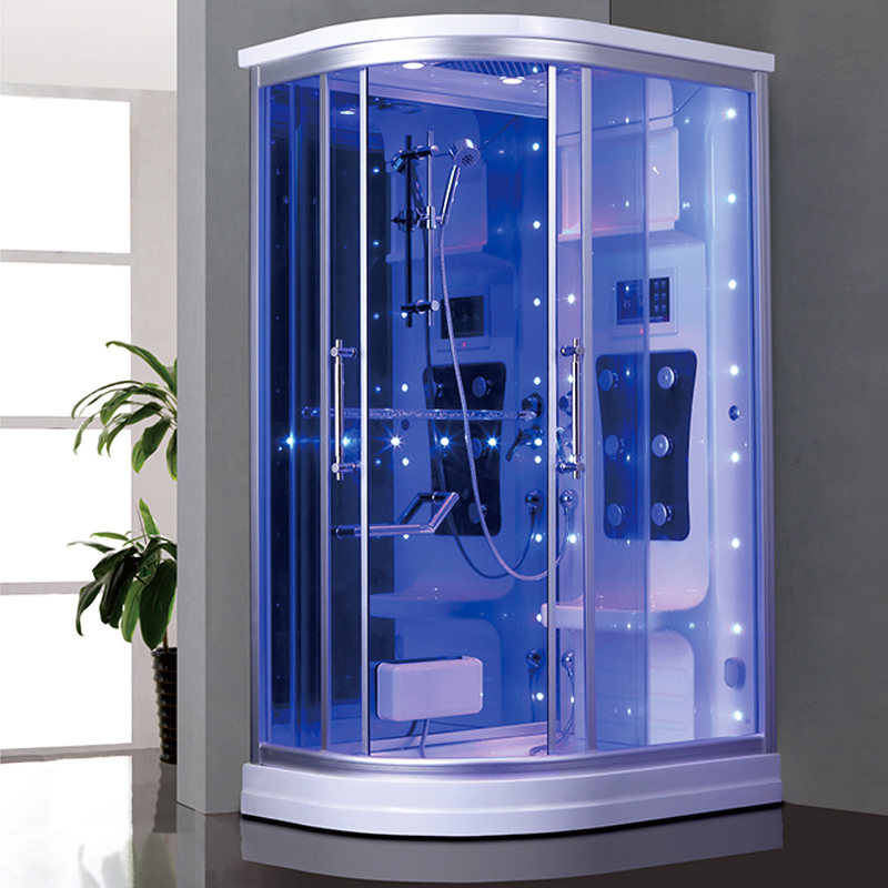 Computer Control Tempered Glass Door Shower Cabin Steam Room Price