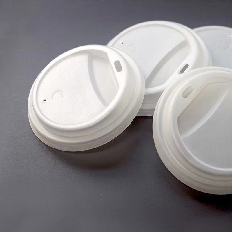 Wm73 80mm Biodegradable Cpla Coffee Cup Lid for Hot Drink