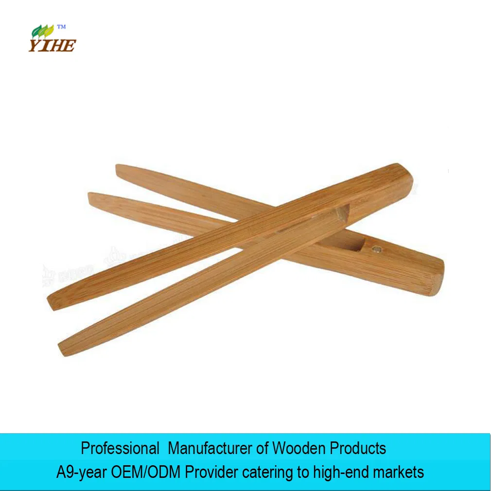 Eco-Friendly Bamboo Bread Tongs, Bamboo Bread Clip