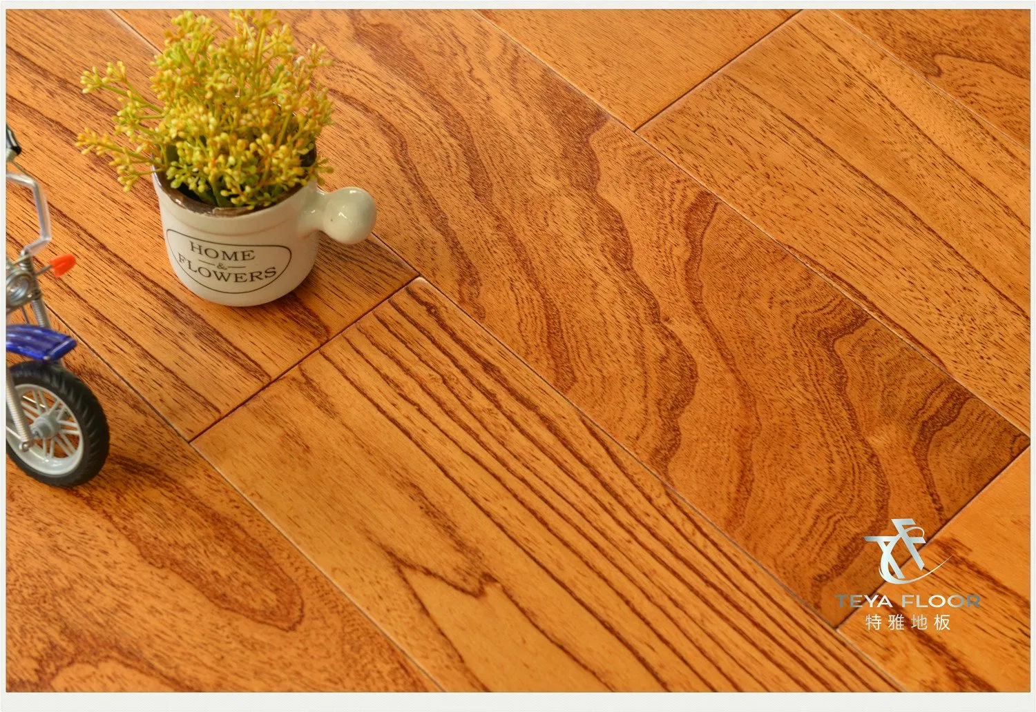 Elm Engineered Wood Flooring Embossed, UV Lacquer
