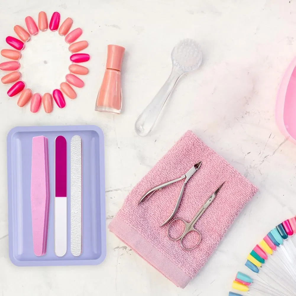 Multipurpose Stainless Steel Tray for Nails Care