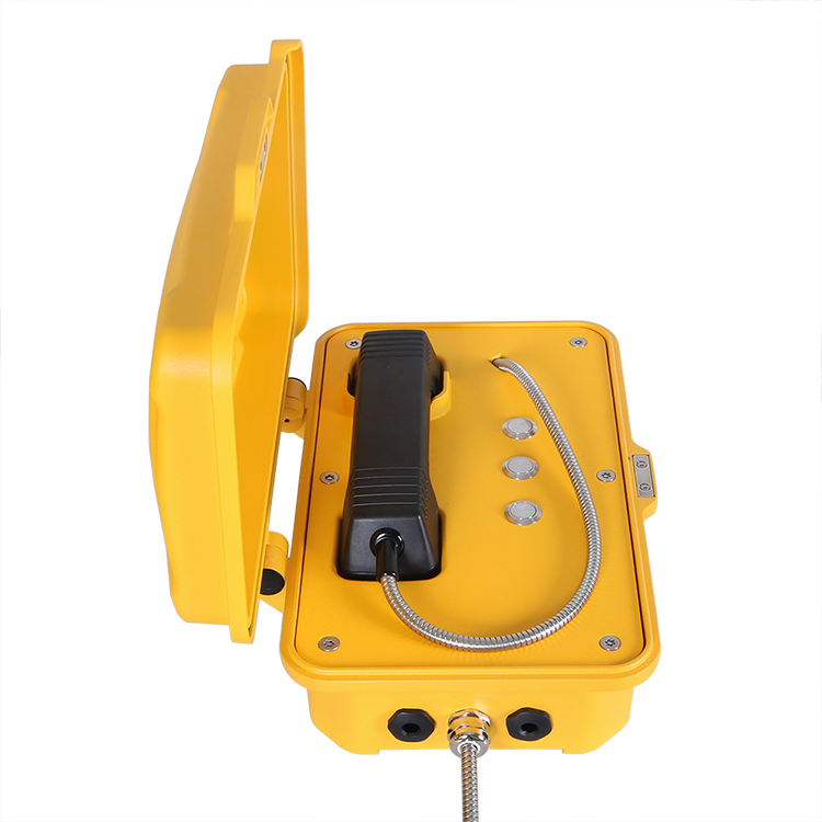 Heavy Duty Outdoor IP66 Weatherproof Telephone, Tunnel Emergency Telephone, Industrial Waterproof Telephone