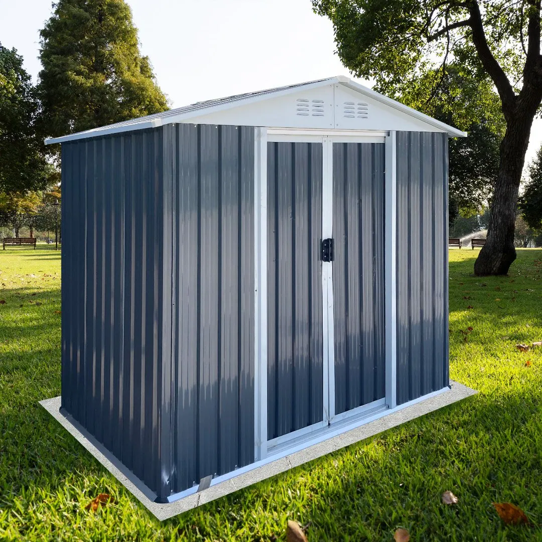 8*6FT Multifunctional Tool House for DIY Project Tool Storage and Outdoor Shelter Storage Shed Garden Home Shed Casetta Giardino