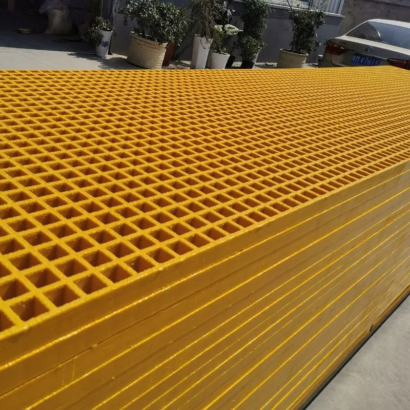 M3825 Lightweight High Strength Cost-Effective Solution Durable Long Lasting Industrial Use Molded Flooring Fiberglass 38mm UV Manufacturer Custom FRP Grating