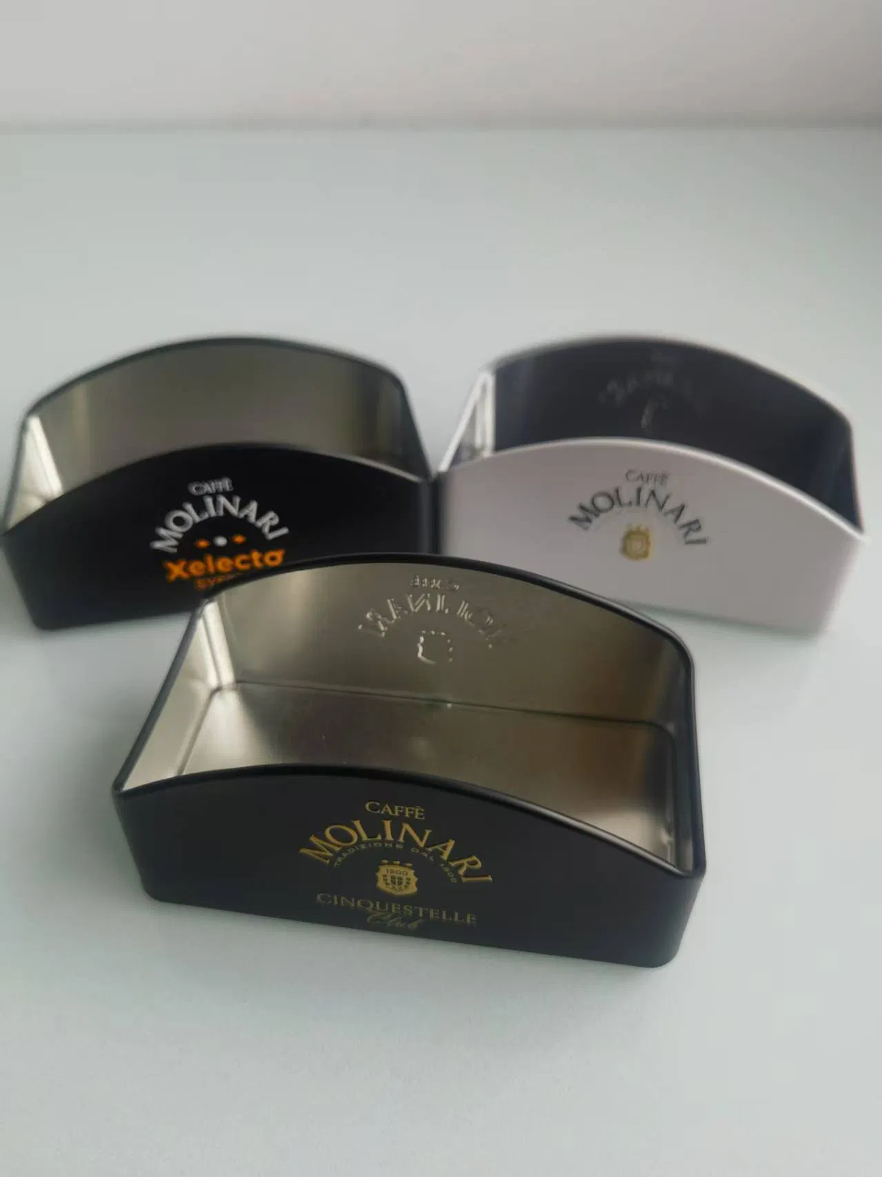 Promotional Tinplate Coffee Shop Restaurant Cafe Coffee Tea Sugar Bag Holder