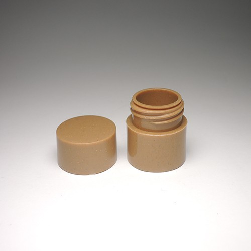 2021 Mini Wooden Round Compact Case Packaging Used Reusable