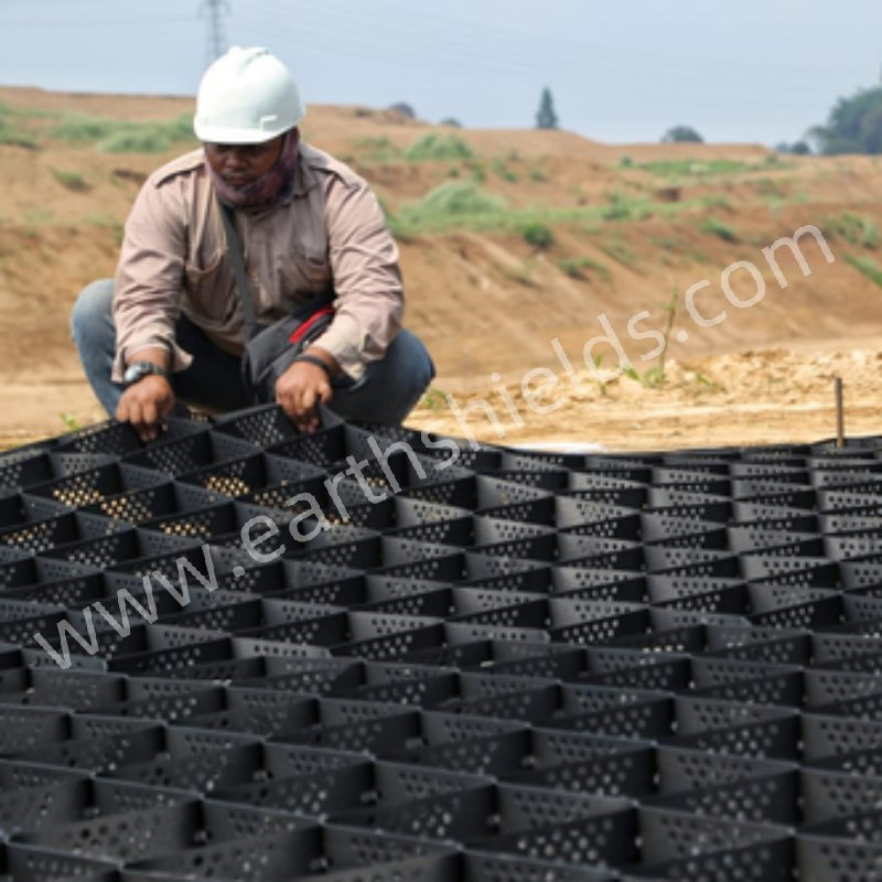 Soil Stabilization HDPE Honeycomb Gravel Paver Geocell