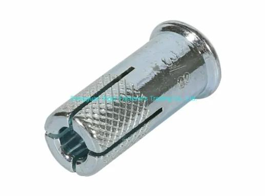 Yellow/White Zinc Drop in Anchor with Lip Type H for Concrete Screw Expansion Anchor Bolt with Carbon Steel/Stainless Steel