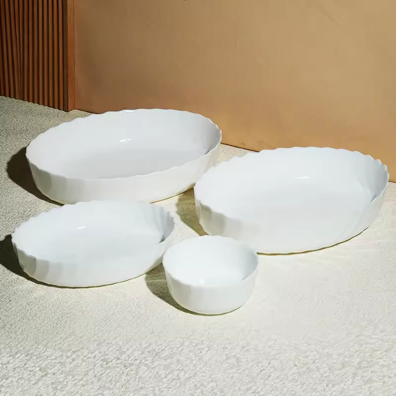 Home Use Opal Glassware Oven Dish Set for Baking Lovers