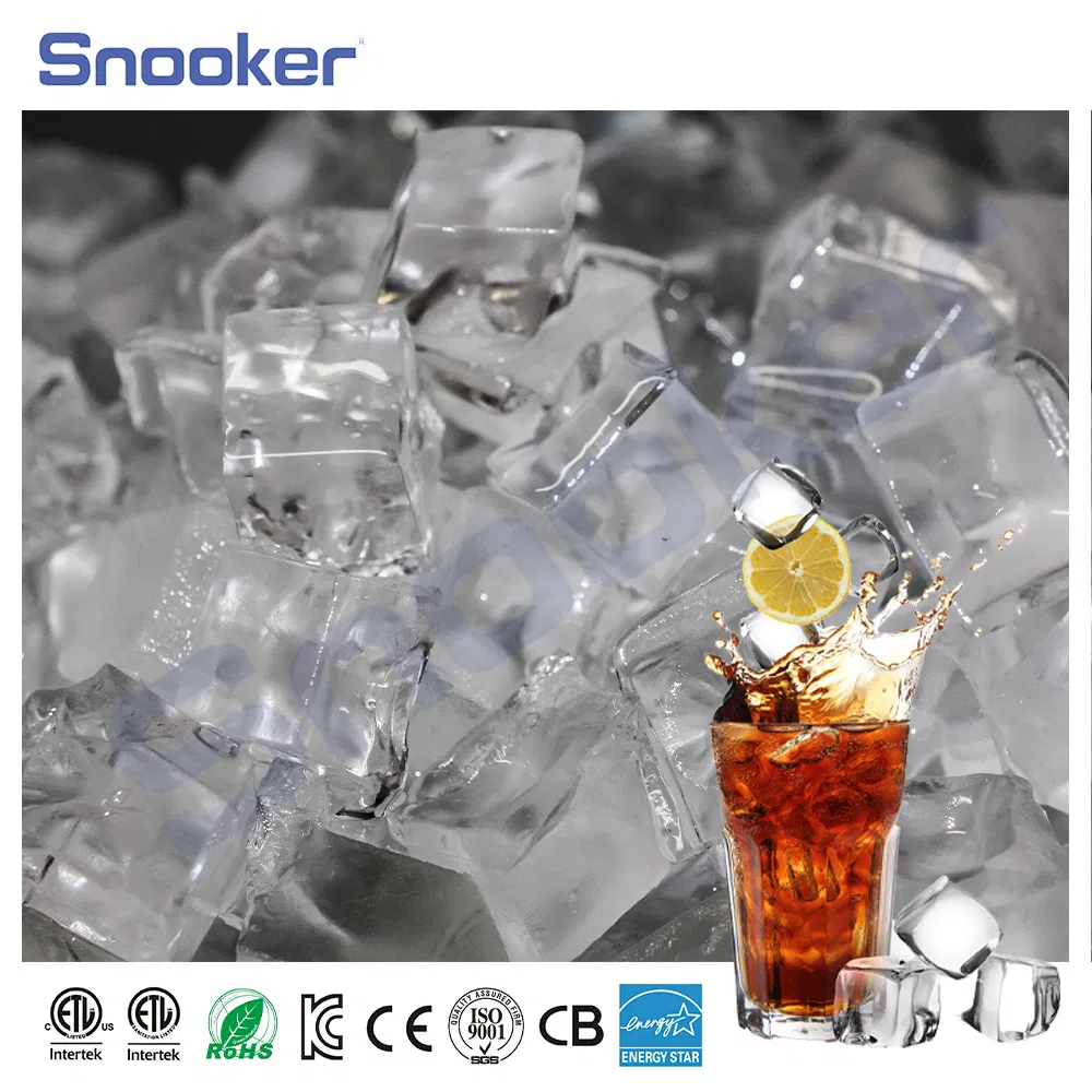 High Quality Snooker 225kg/Day Modern Factory Automatic Commercial Ice Maker Machine for Restaurant