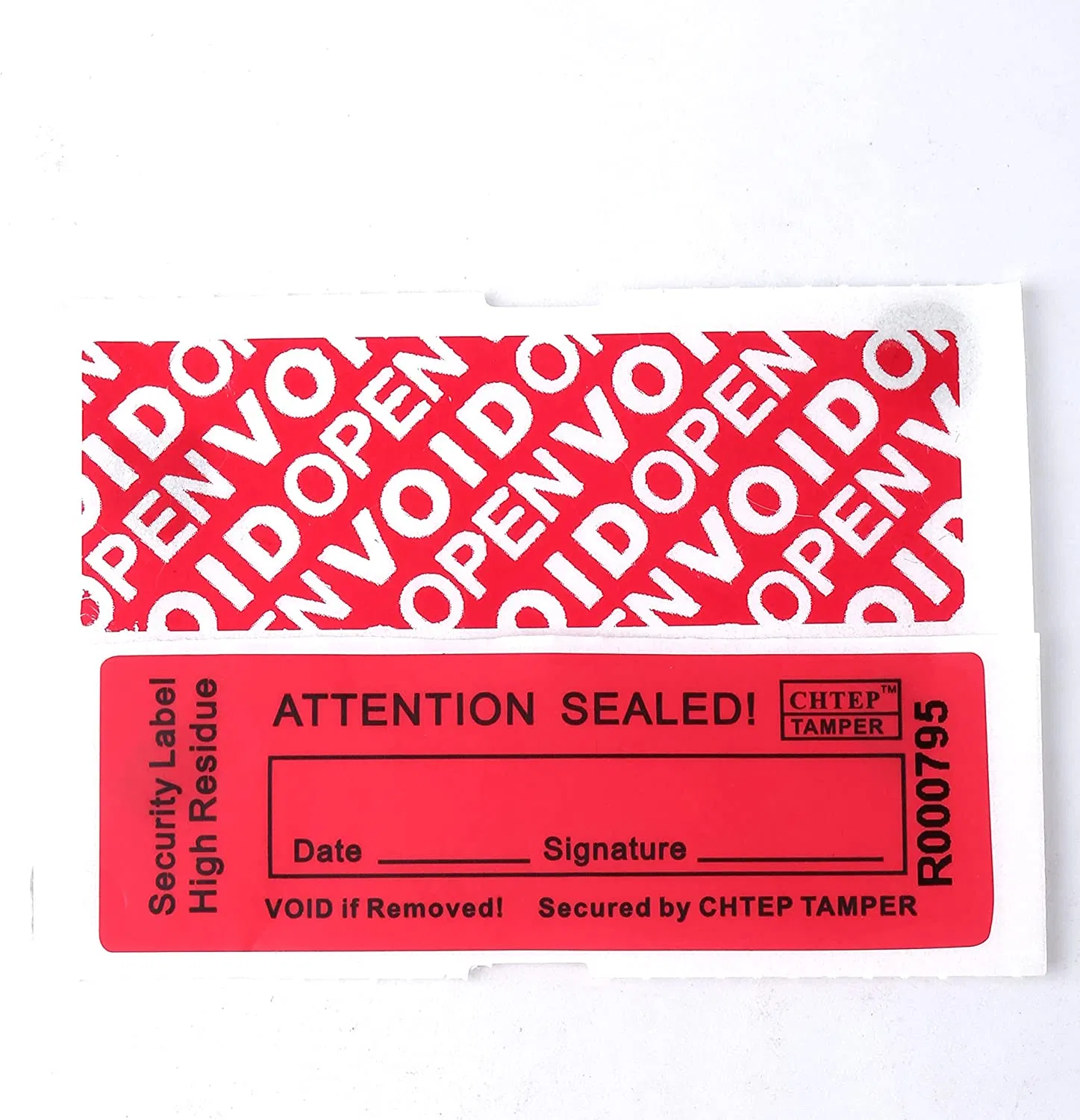 Security Seal Label Void Anti Counterfeiting & Tamper Proof Label Self-Adhesive