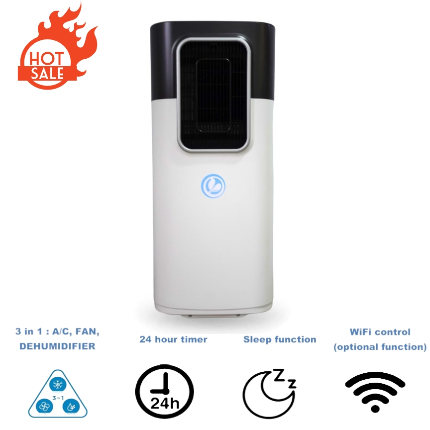 Mini AC Portable Greenhouse Remote Control Cheap Air Conditioner for Office, Room