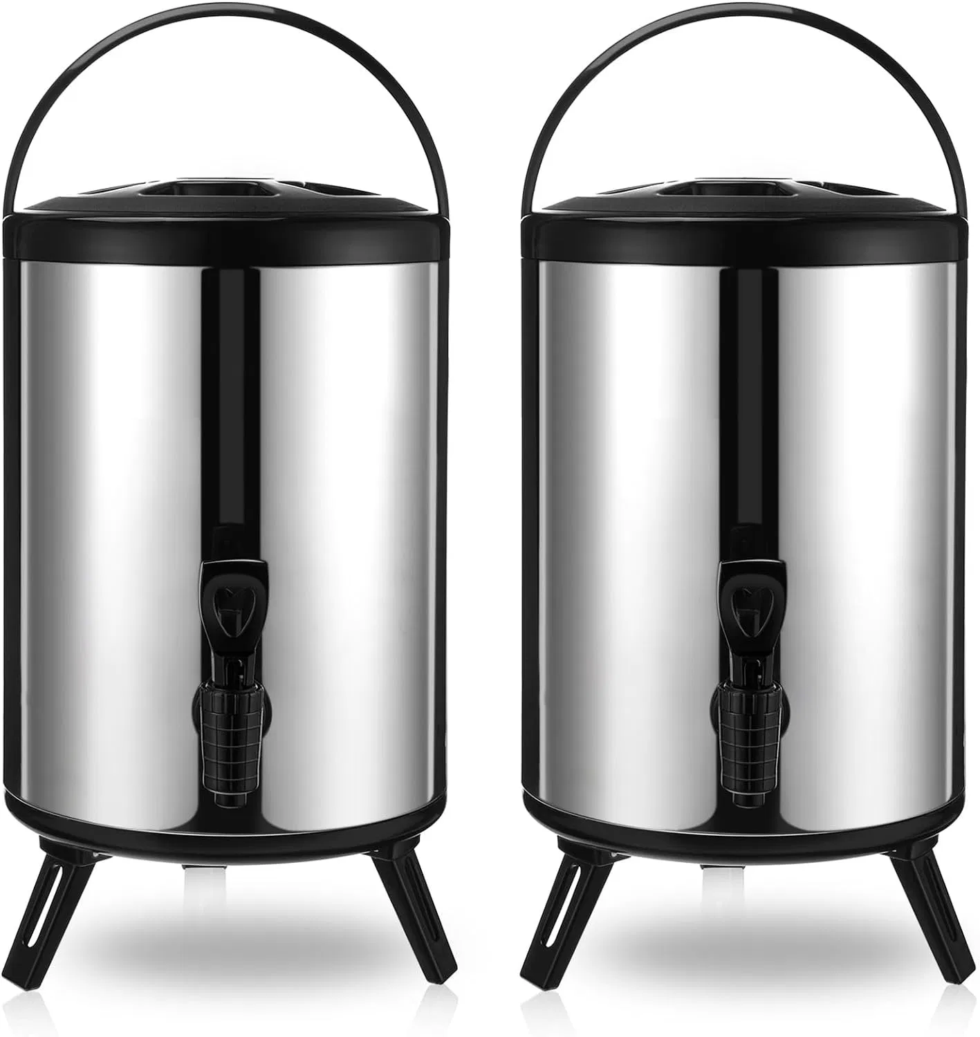 Vacuum Flask Insulated Bucket Big Size Ice Bucket for Coffee Water Drinks