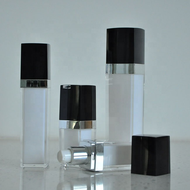 Elegant 30ml Acrylic Lotion Pump Bottle for Skincare