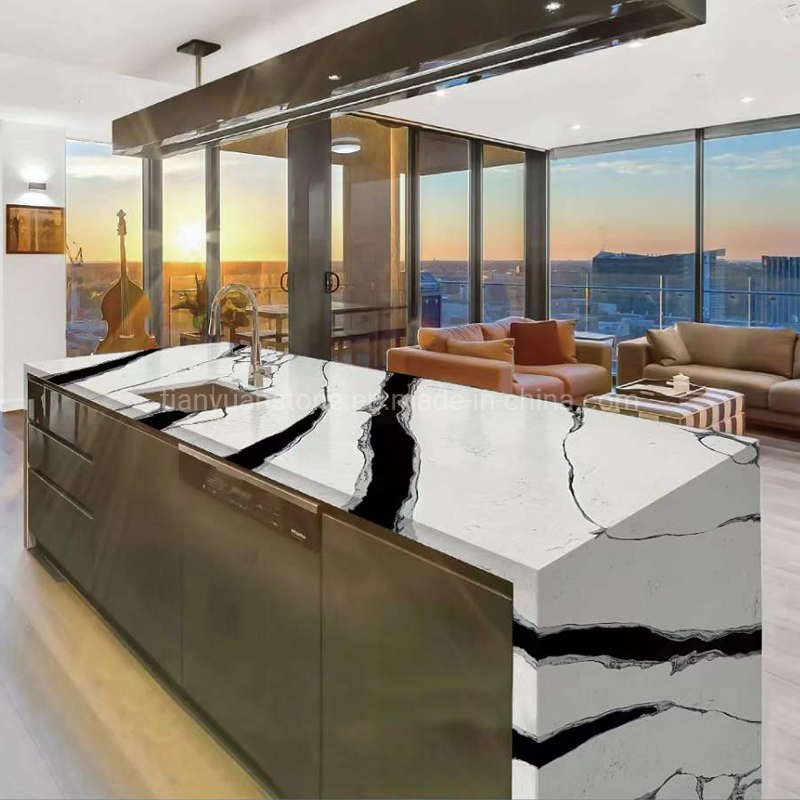 Kitchen Island Marble Table Top Composite Artificial Quartz Stone Countertop