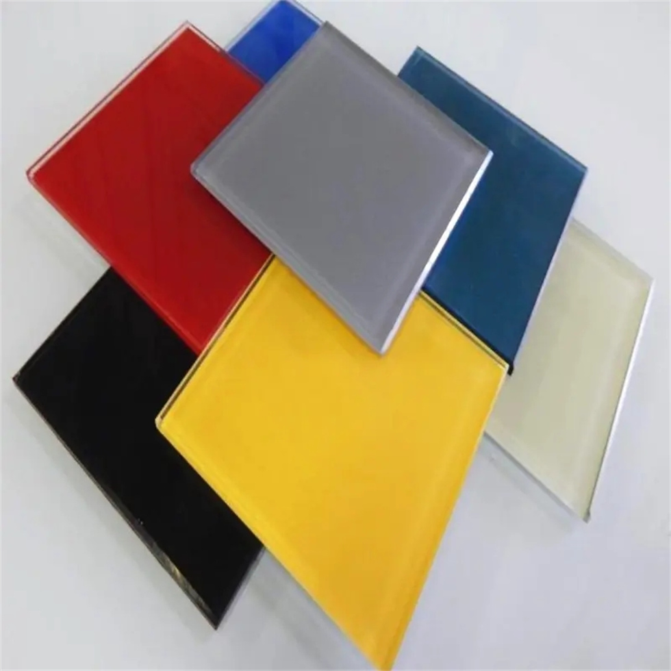 4mm 5mm 6mm Painted Acid Etched Glass for Home Decoration